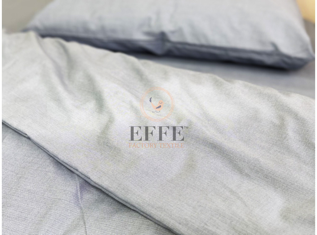 Постельное белье EFFE «Фактура Гладье (серый)» перкаль